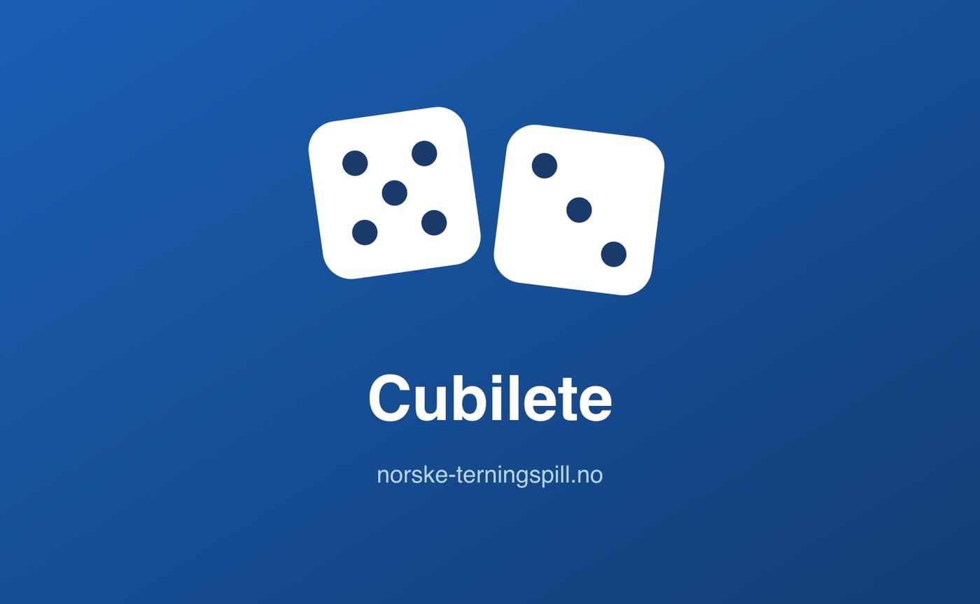 Illustrasjon til Cubilete: Spillets gang