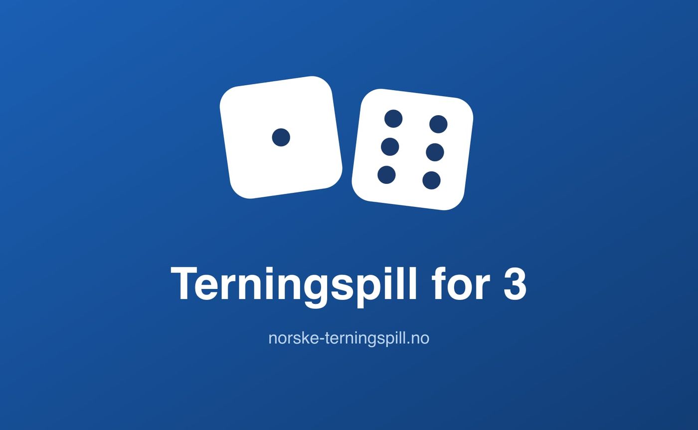 Terningspill for 3 spillere