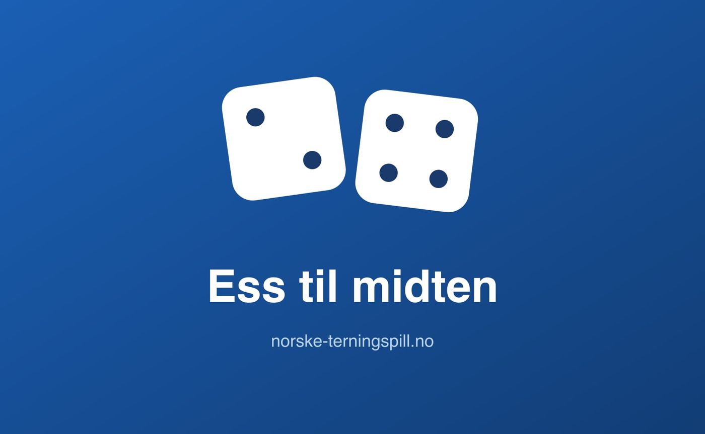 Illustrasjon til Ess til midten: Spillets gang