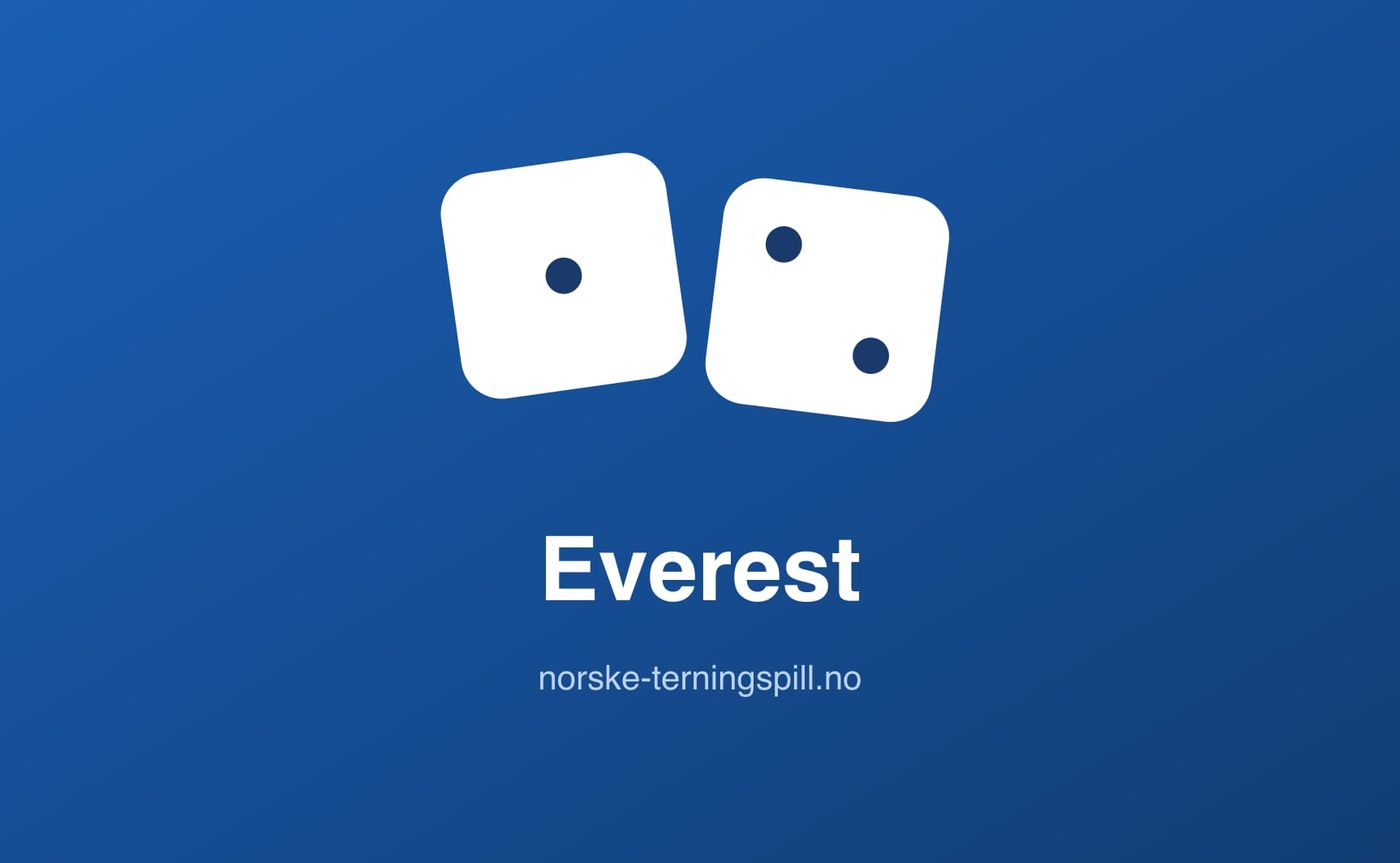 Illustrasjon til Everest: Spillets gang