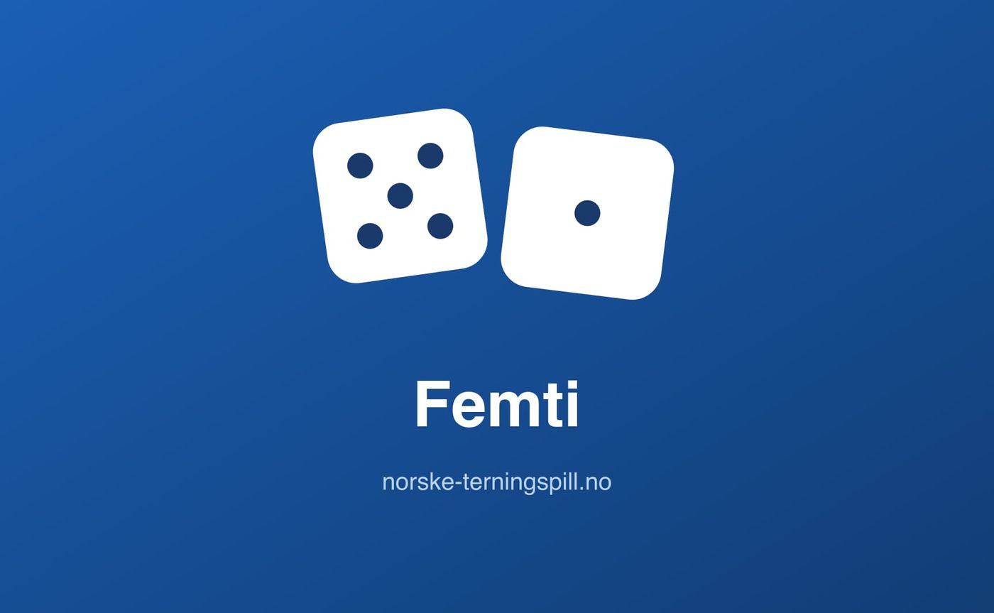 Illustrasjon til Femti: Spillets gang