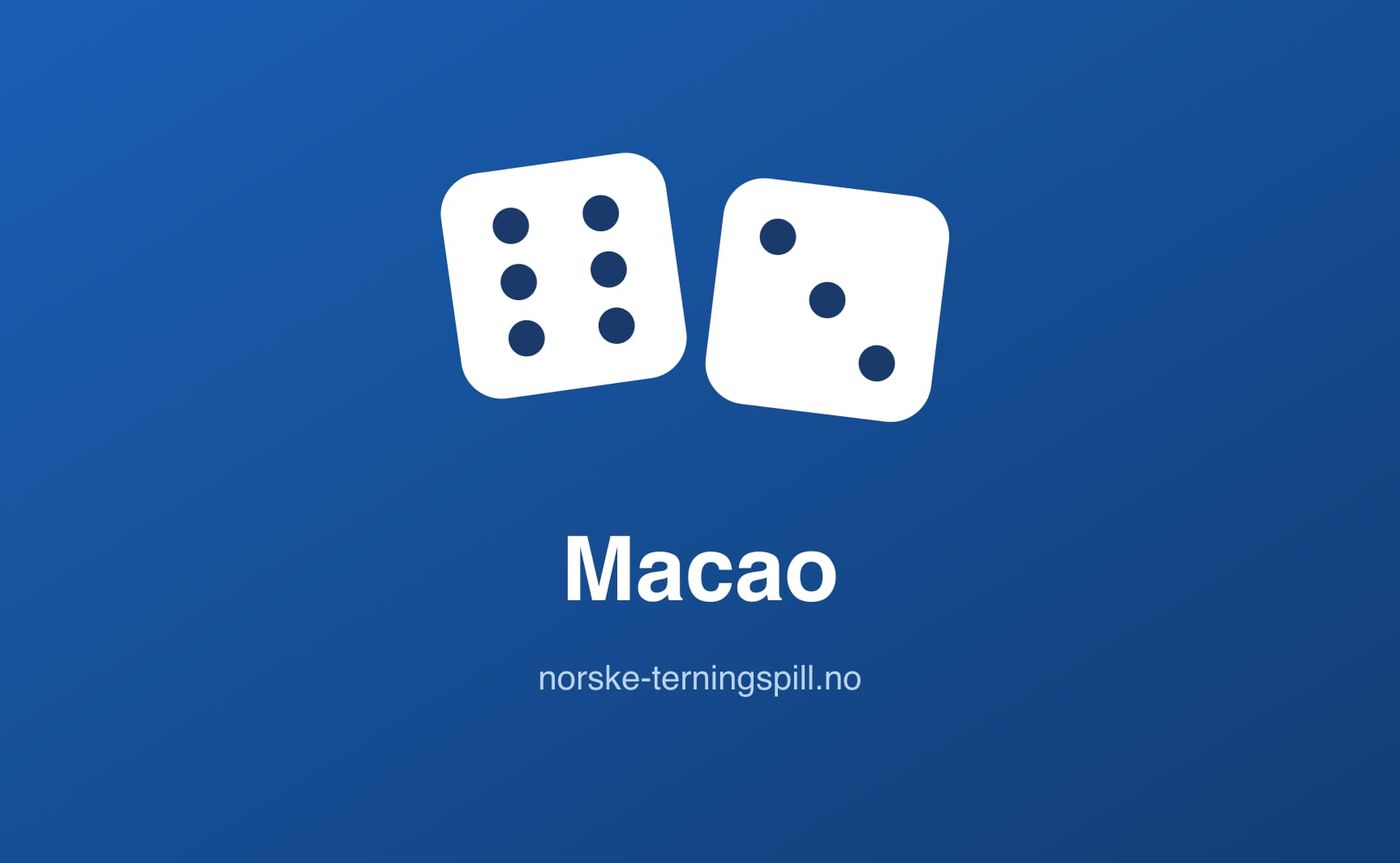 Illustrasjon til Macao: Spillets gang