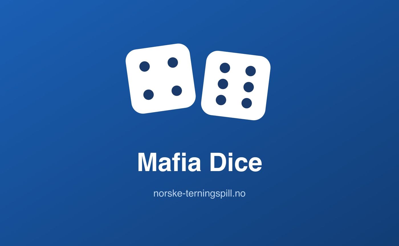 Illustrasjon til Mafia Dice: Spillets gang