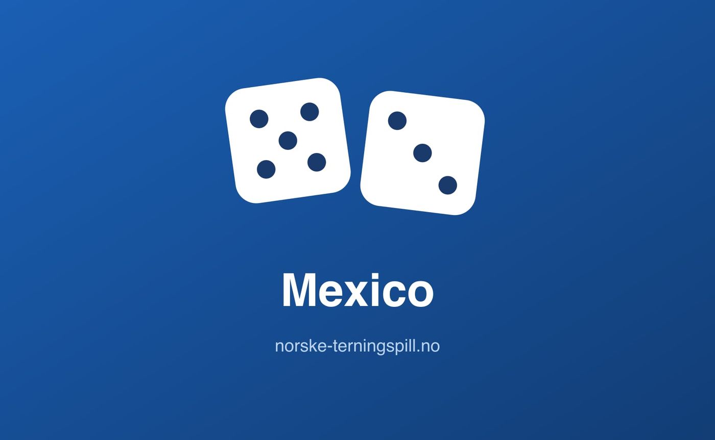 Illustrasjon til Mexico: Terningverdiene