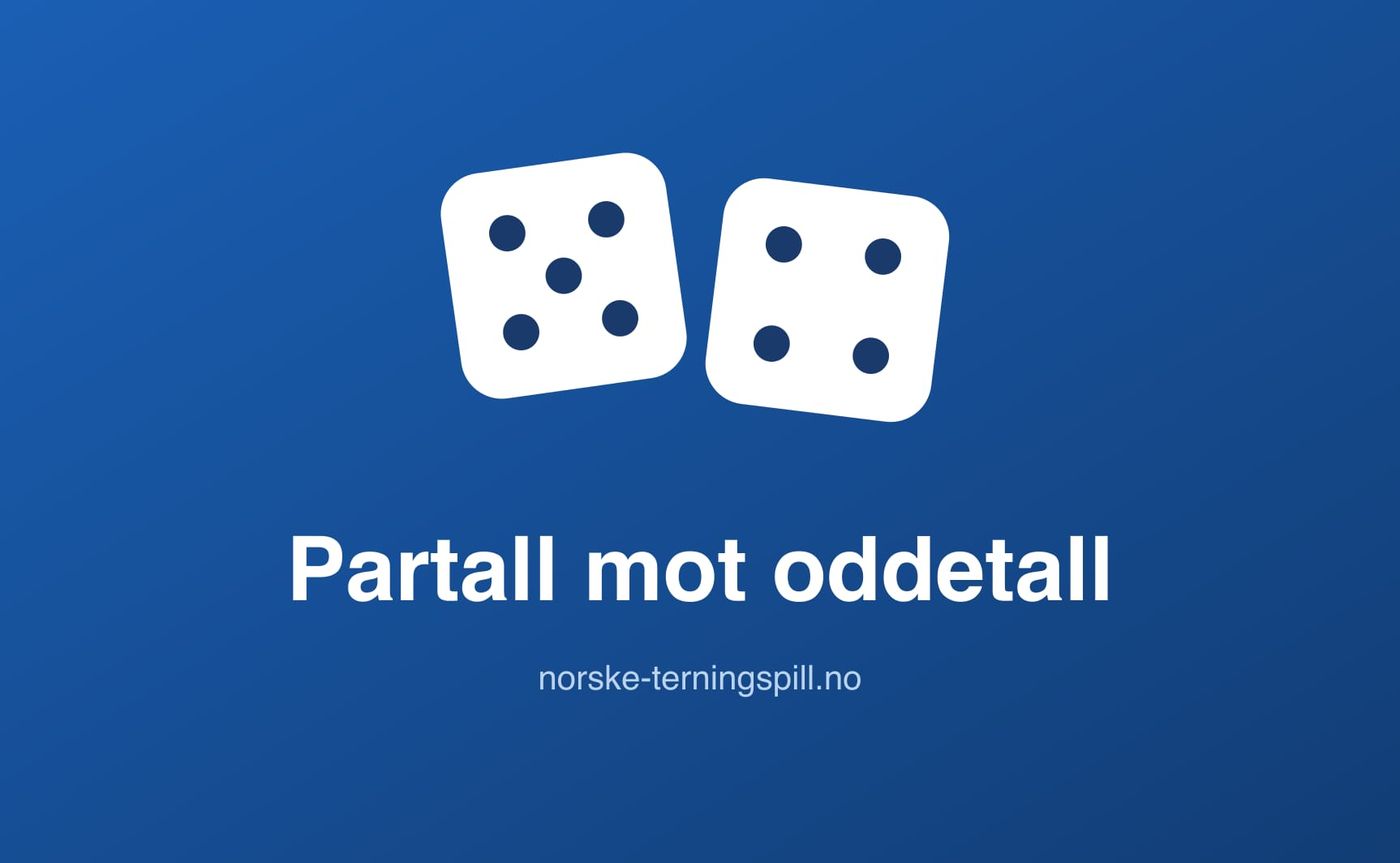 Illustrasjon til Partall mot oddetall: Spillets gang