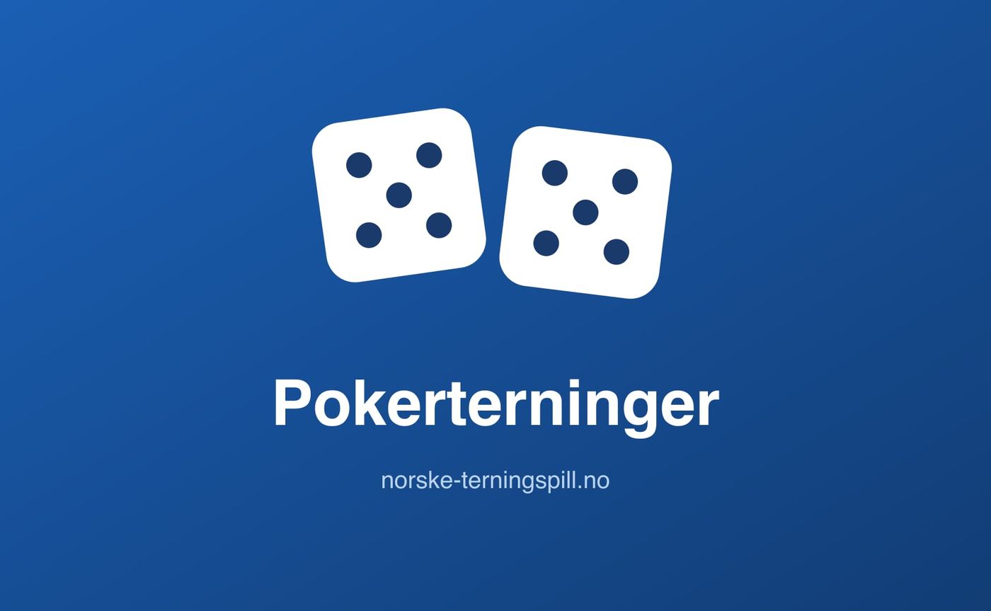 Illustrasjon til Pokerterninger: Spillets gang