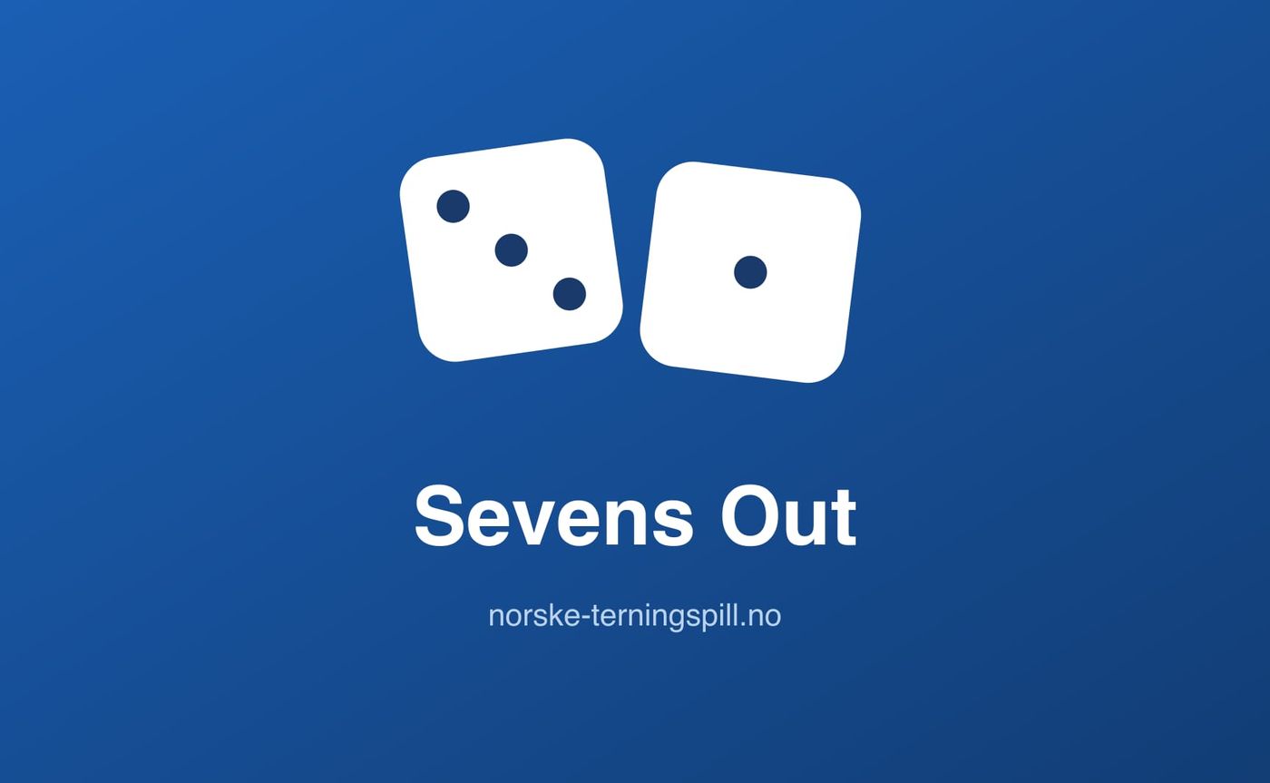 Illustrasjon til Sevens Out: Spillets gang