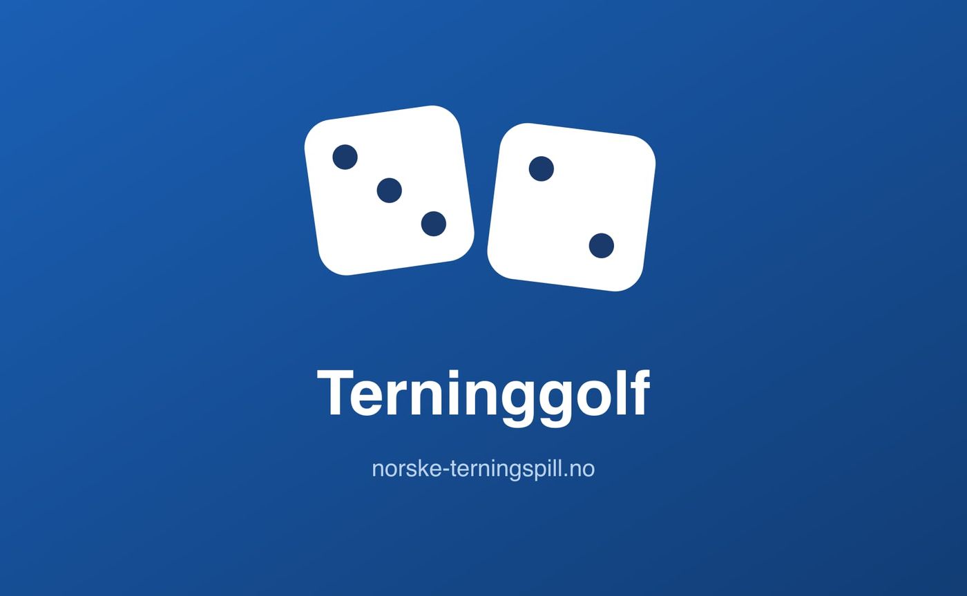 Illustrasjon til Terninggolf: Spillets gang